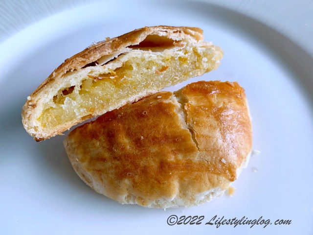 冬瓜餡が使われている鳳凰餅家（Fung Wong Biscuit）の老婆餅