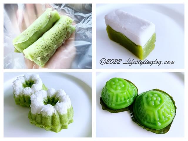 Pandan（パンダン）を使ったマレーシアのKuih（クエ）