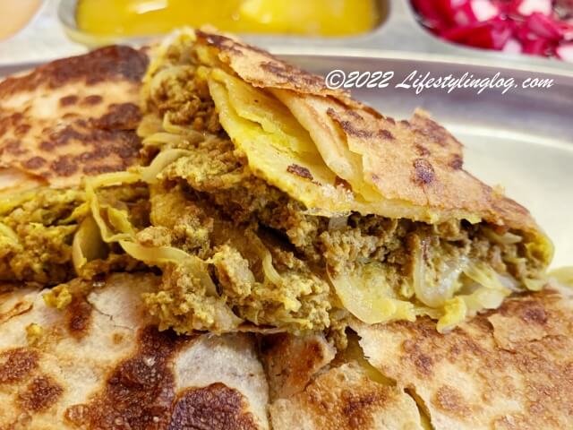 牛肉を使ったMurtabak Daging（ムルタバダギン）