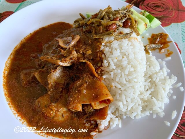 Nasi Lemak TanglinのSambal Sotong