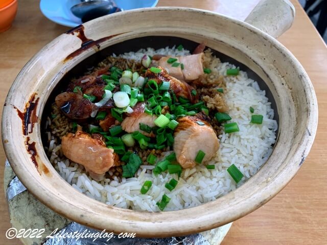 168茶餐室（168 Claypot Chicken Rice）のクレイポットチキンライス