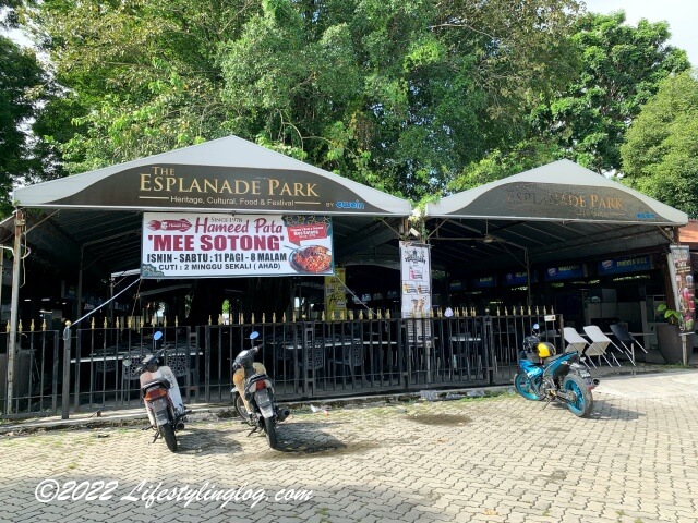 ペナンのエスプラネードパークにあるフードコートのEsplanade Park Food Court