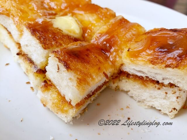 ふかふか＆サクサク食感のHutton Lane Roti Bakarのカヤバタートースト