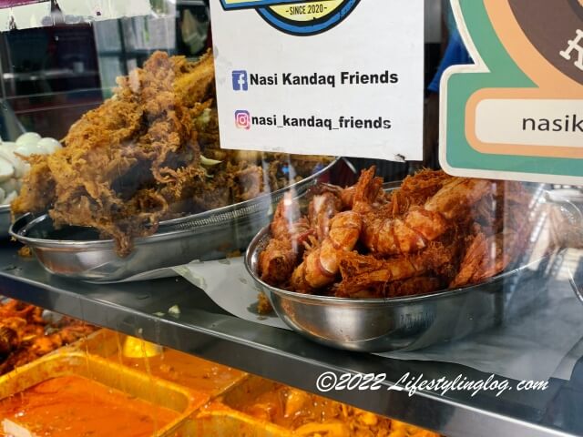 Deens Maju Nasi Kandarの海老