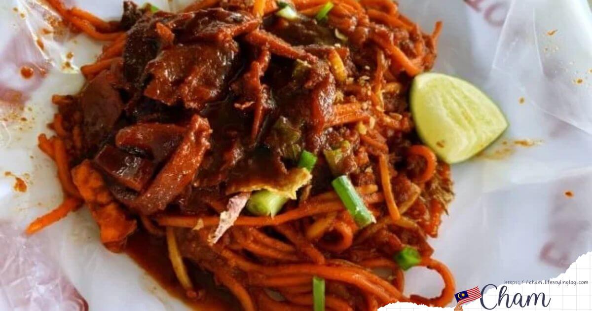 ミーソトンが有名なペナンのエスプラネードにあるHameed Pata Mee Sotong