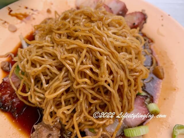 基叔云吞面家(Kei Suk Wantan Mee）の雲呑麺