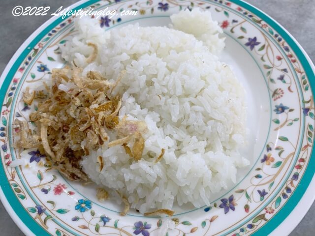 奇香肉骨茶のご飯