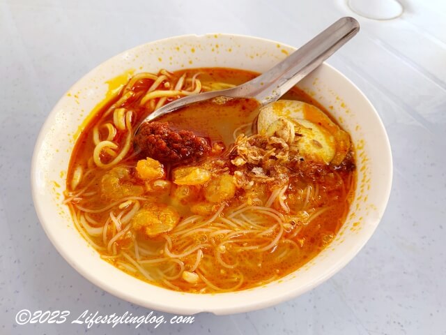 Green House Prawn Mee Cornerの福建麺（ペナンホッケンミー）