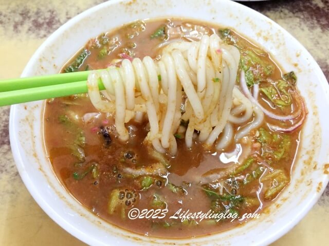 アッサムラクサに使われているLaksa Noodles（ラクサヌードル）