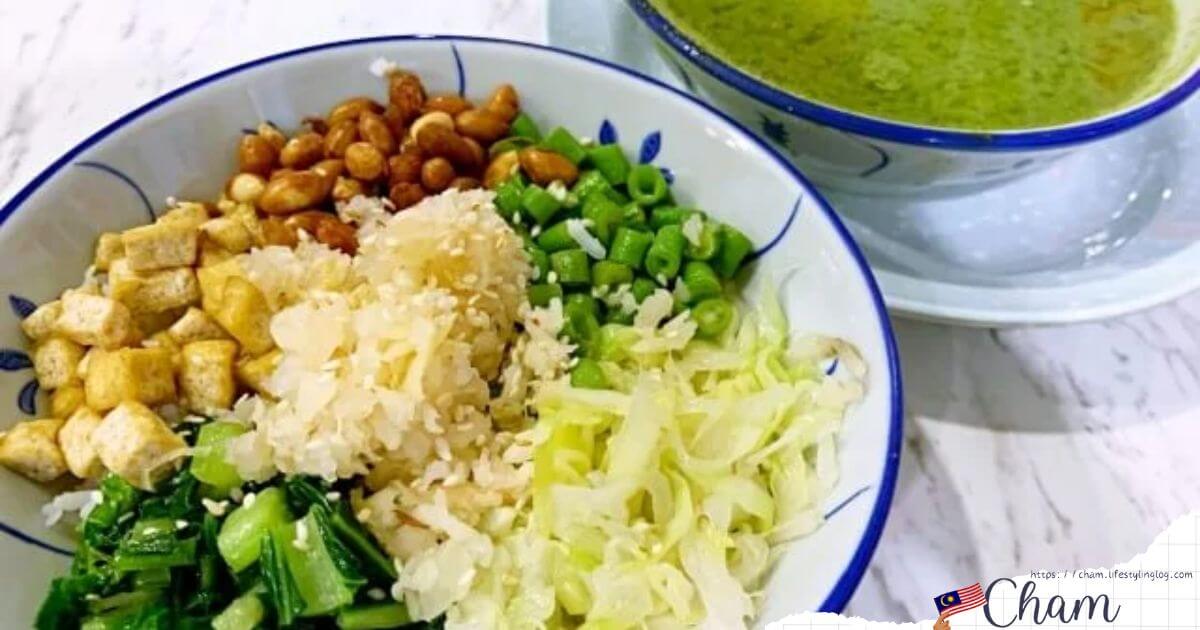 マレーシアや台湾で食べられている客家料理の擂茶（レイチャ）