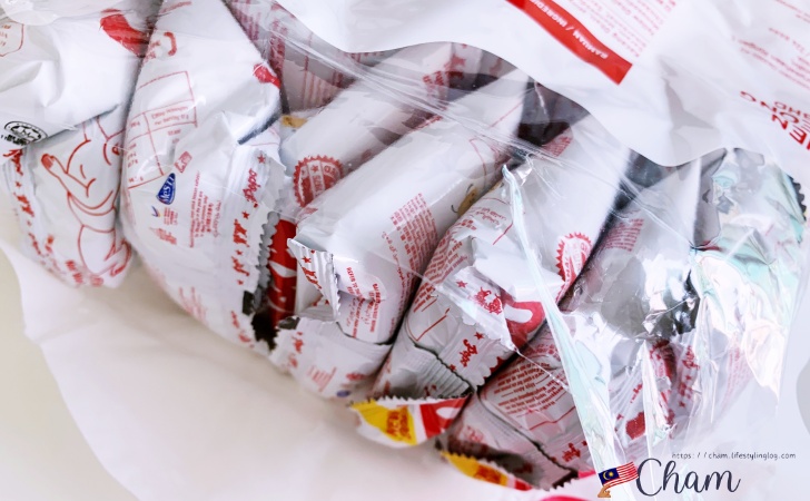 小分けになったPopo Ikan Muruku（ポポイカンムルク）