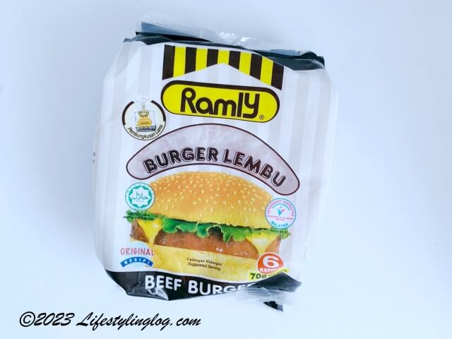 Ramly Burger（ラムリーバーガー）のビーフパティ商品