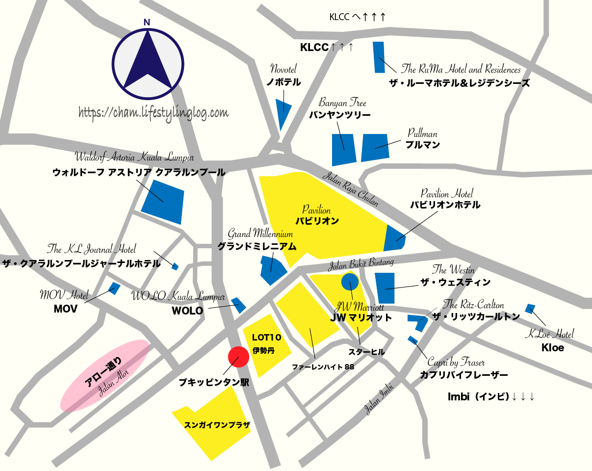 ブキッビンタンにある人気おすすめホテル