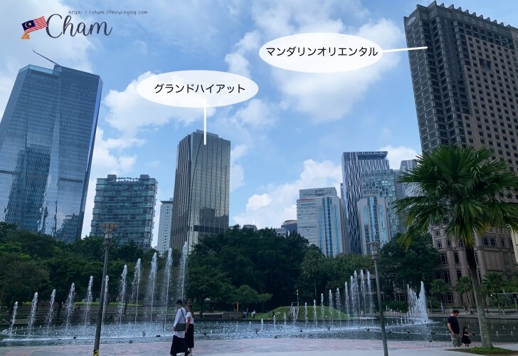 マンダリンオリエンタルとグランドハイアット