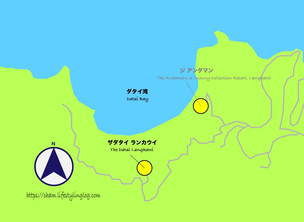 ランカウイ島のダタイ湾エリアにあるホテル