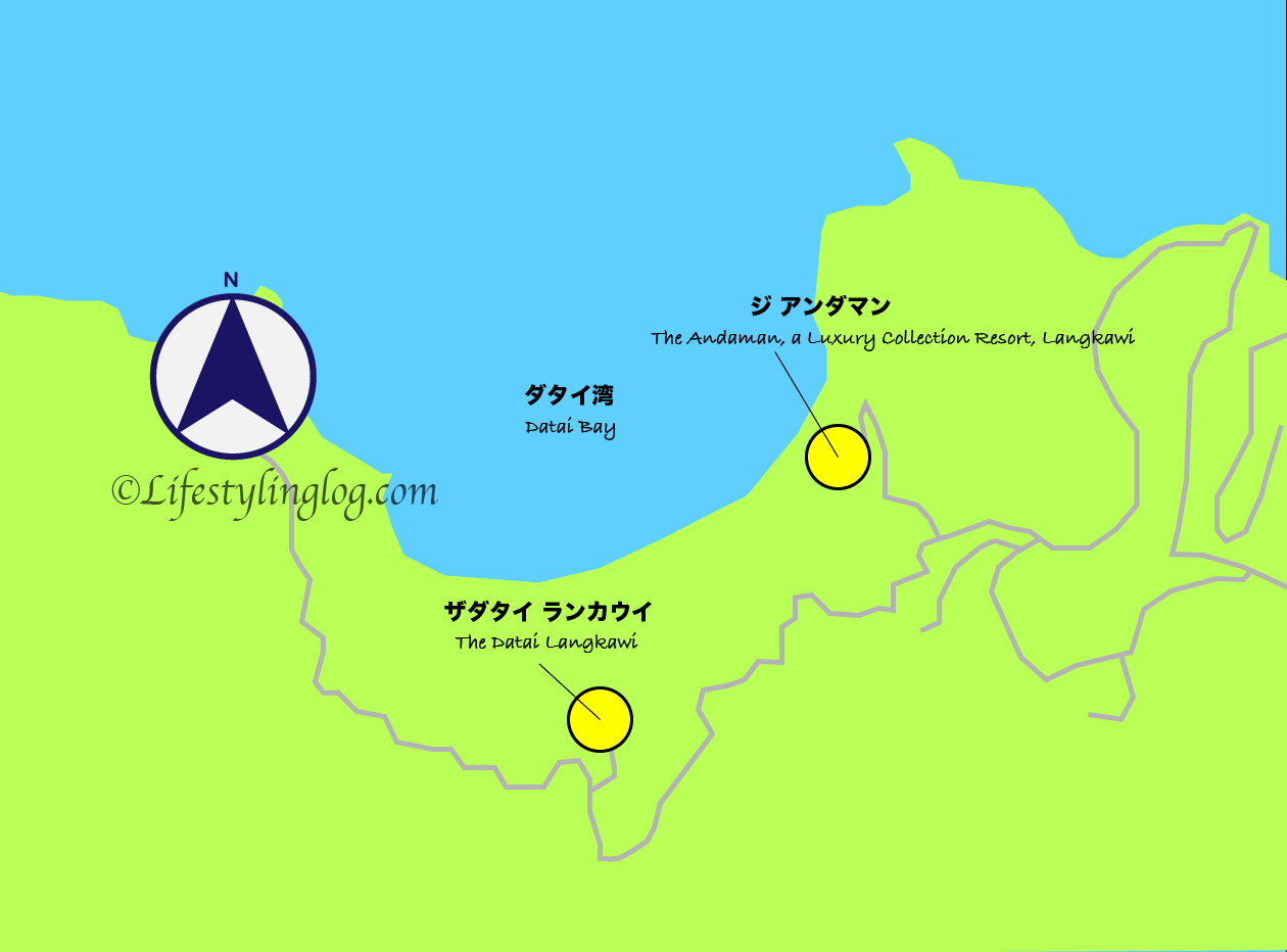 ランカウイ島のダタイ湾エリアにあるホテル