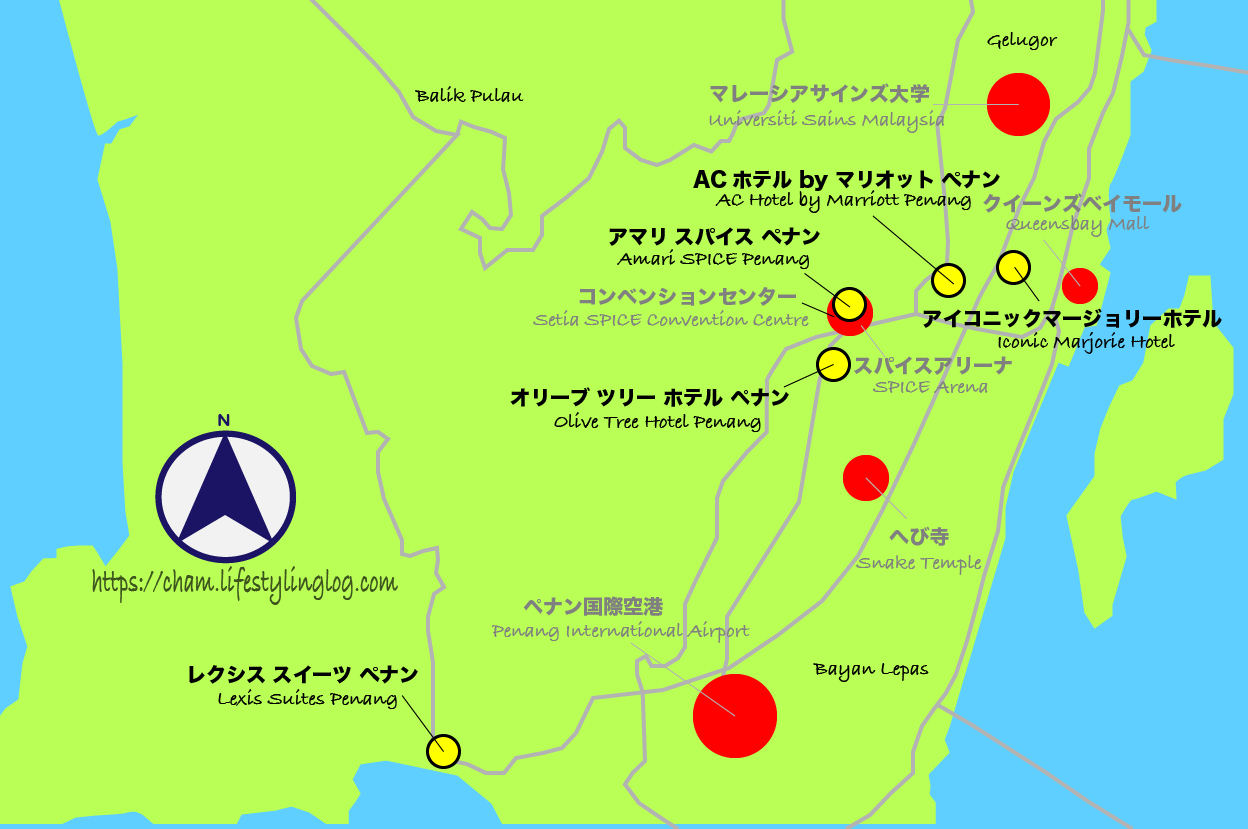 ペナン国際空港エリアにある人気おすすめホテル