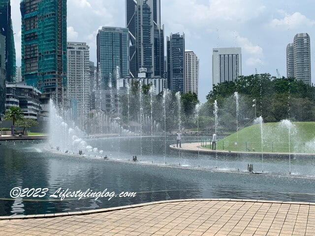 KLCC公園（KLCC Park）の噴水