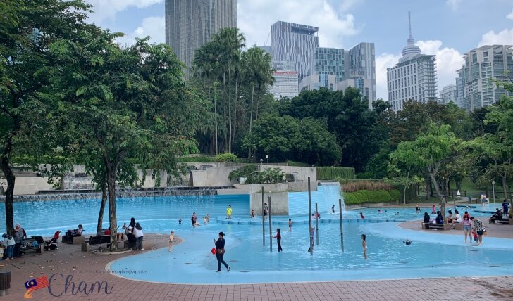 KLCC公園にあるキッズプール