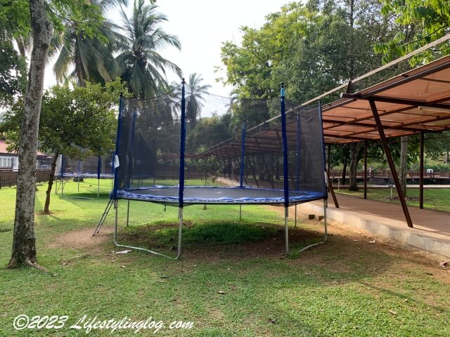 プトラジャヤ植物園（Taman Botani Putrajaya）のトランポリン