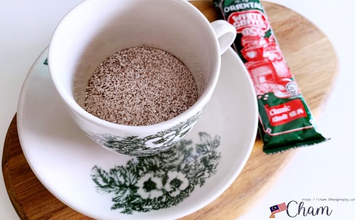 オリエンタルコピのインスタントホワイトコーヒーの作り方