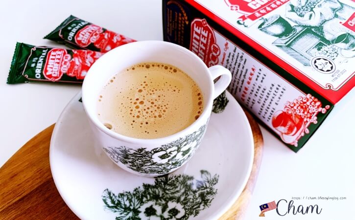 マレーシアのOriental Kopi（オリエンタルコピ）のインスタントホワイトコーヒー