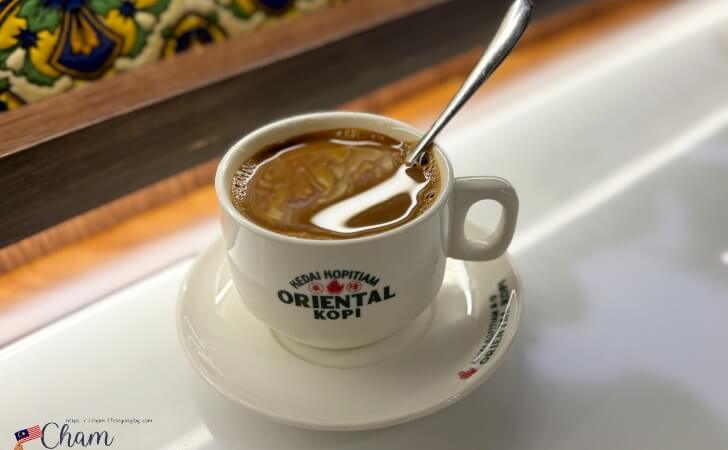 オリエンタルコピのコーヒー