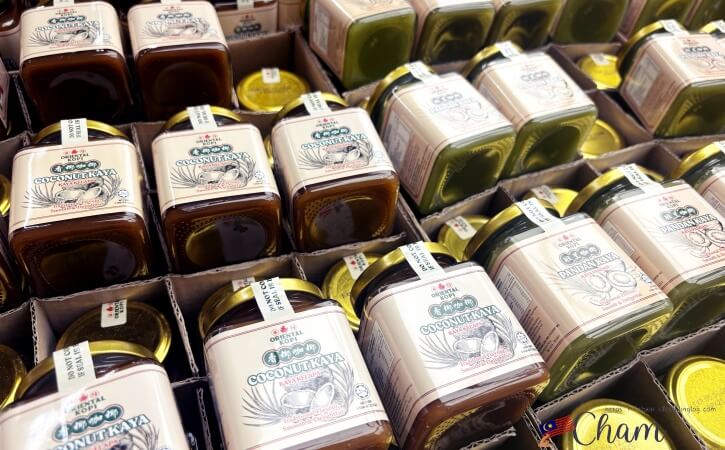 セントラルマーケットのPasar Besarで販売されているオリエンタルコピのカヤジャム