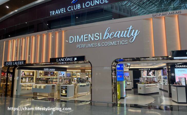 クアラルンプール国際空港サテライトビルにあるDimensi beauty（免税店）