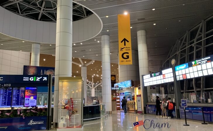 クアラルンプール国際空港ターミナル1のコンタクトピアにあるゲートG