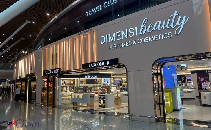 クアラルンプール国際空港サテライトビルにあるDimensi beauty（免税店）