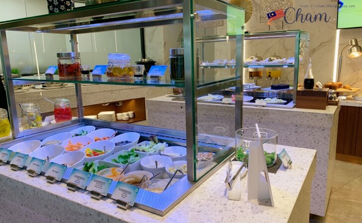 トラベルクラブラウンジの食事