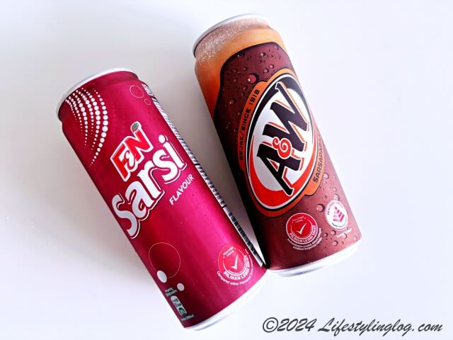 Sarsi（サーシ）とA&Wのルートビア