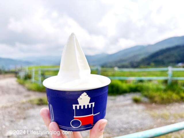 Desa Dairy Farm（デサデイリーファーム）のヨーグルト味のジェラート