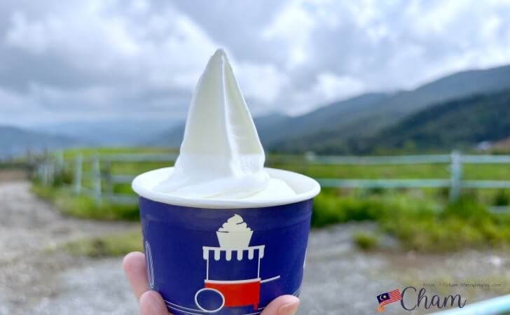 Desa Dairy Farm（デサデイリーファーム）のヨーグルト味のジェラート