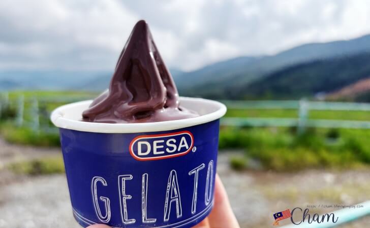 Desa Dairy Farm（デサデイリーファーム）のチョコレート味のジェラート