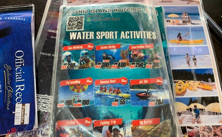 Jesselton Point Ferry Terminalにあるオプションアクティビティの料金