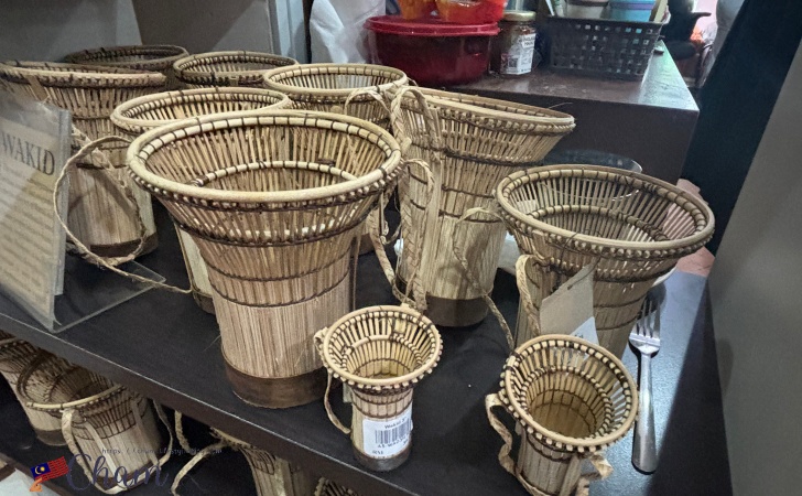 Kadaikuで販売されている原住民のかご