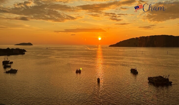 コタキナバルの夕陽