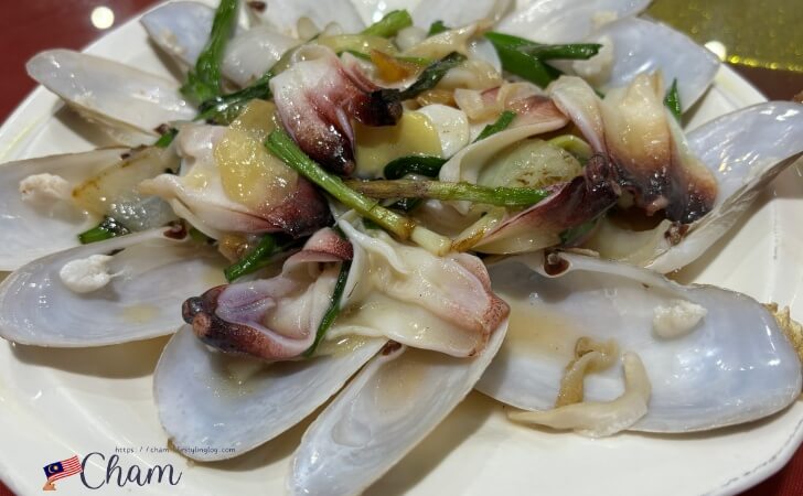 KK Garden Seafood（KKガーデンシーフード）のGeoduck Clam（象鼻螺）