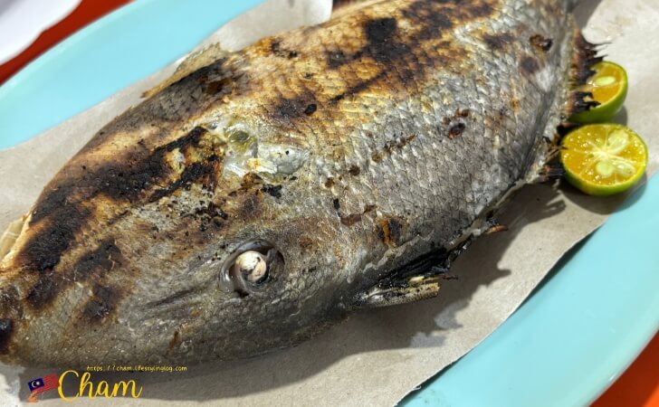 トリガーフィッシュの焼き魚