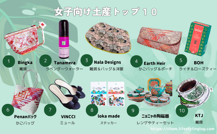 マレーシア女子向けお土産ベスト10