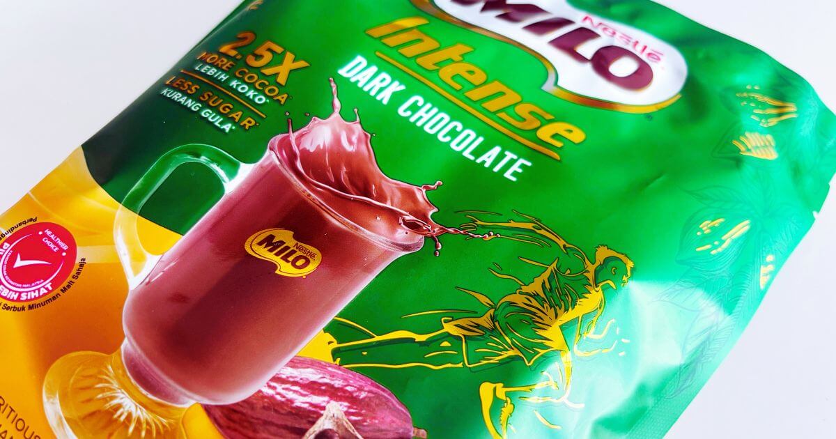 マレーシアで販売されているMilo Intense Dark Chocolate（ミロインテンスダークチョコレート）をレビュー