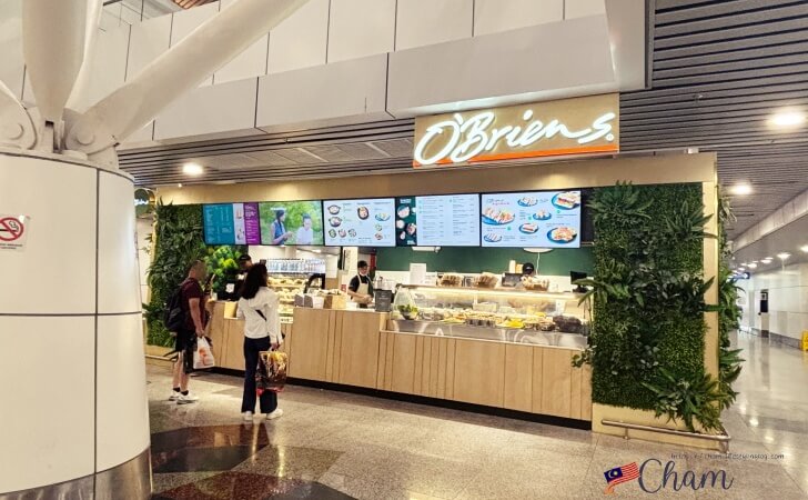 クアラルンプール国際空港(KLIA)のサテライトビルにあるO'Briens