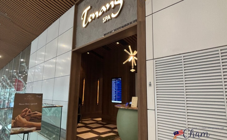 クアラルンプール国際空港のTenang Spa by Sohum Wellness