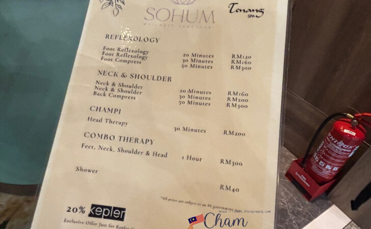Tenang Spa by Sohum Wellnessのシャワー料金