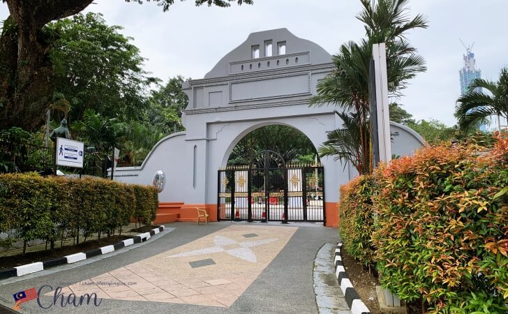 マーレシア国立博物館とOrang Asli Crafts Museumの間にあるゲート