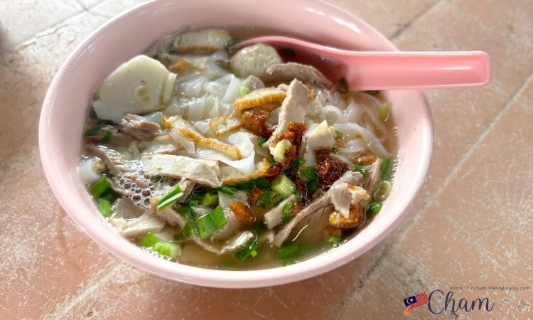 LUM LAI Duck Meat Koay Teow Th'ngの粿條湯。
