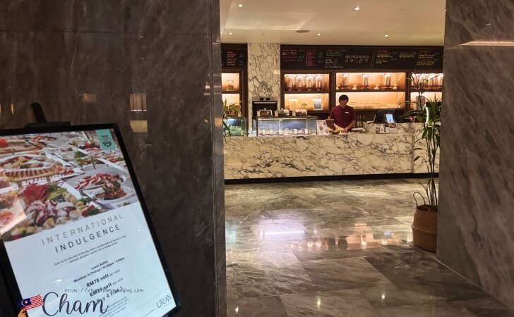 ヒルトンコタキナバルのロビーラウンジ