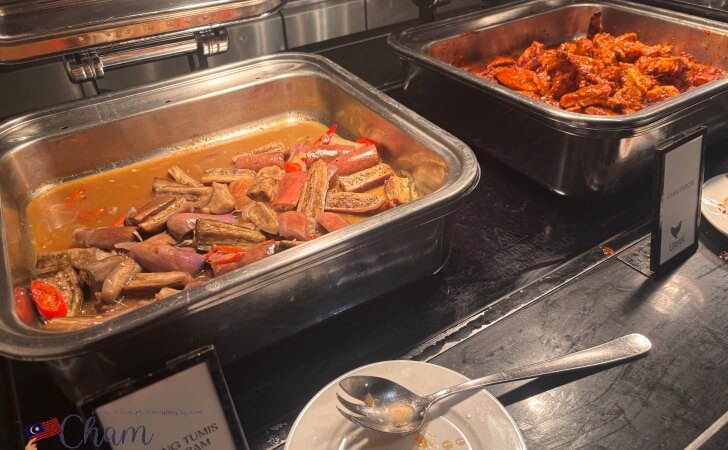 ヒルトンコタキナバルの朝食ビュッフェ